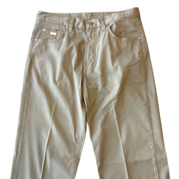Hugo Boss Alabama Chino Pants Regular Fit Men's 33x32 Beige - Picture 3 of 10